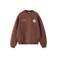 Mango Kids sweater met backprint - donkerbruin