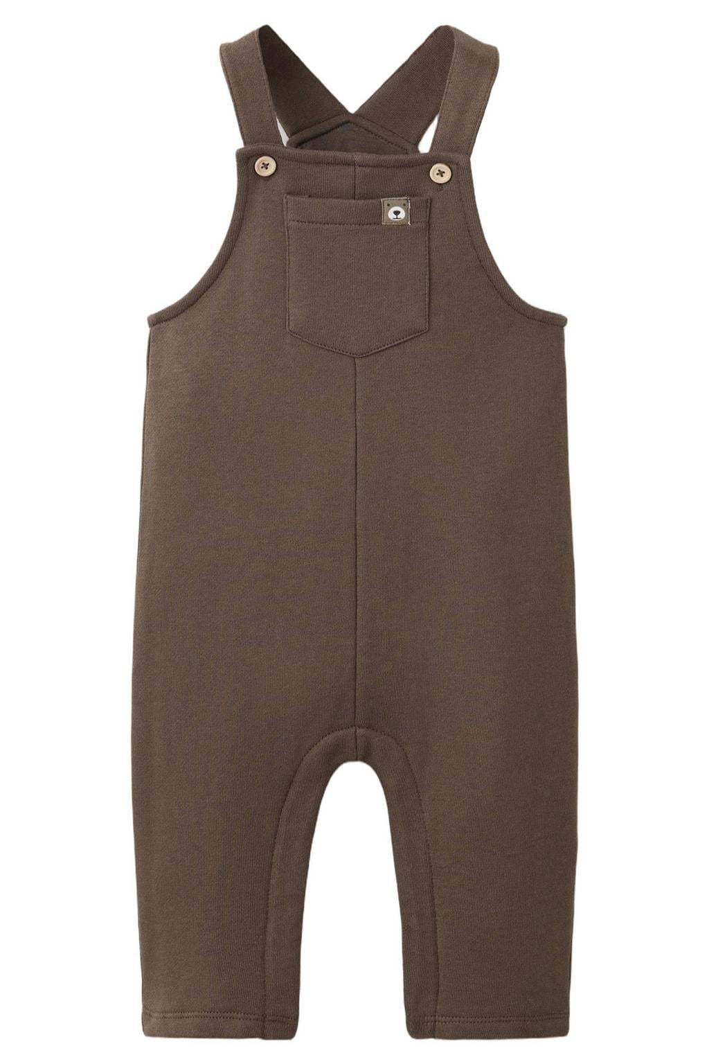 Mango Kids katoenen boxpak - donkerbruin