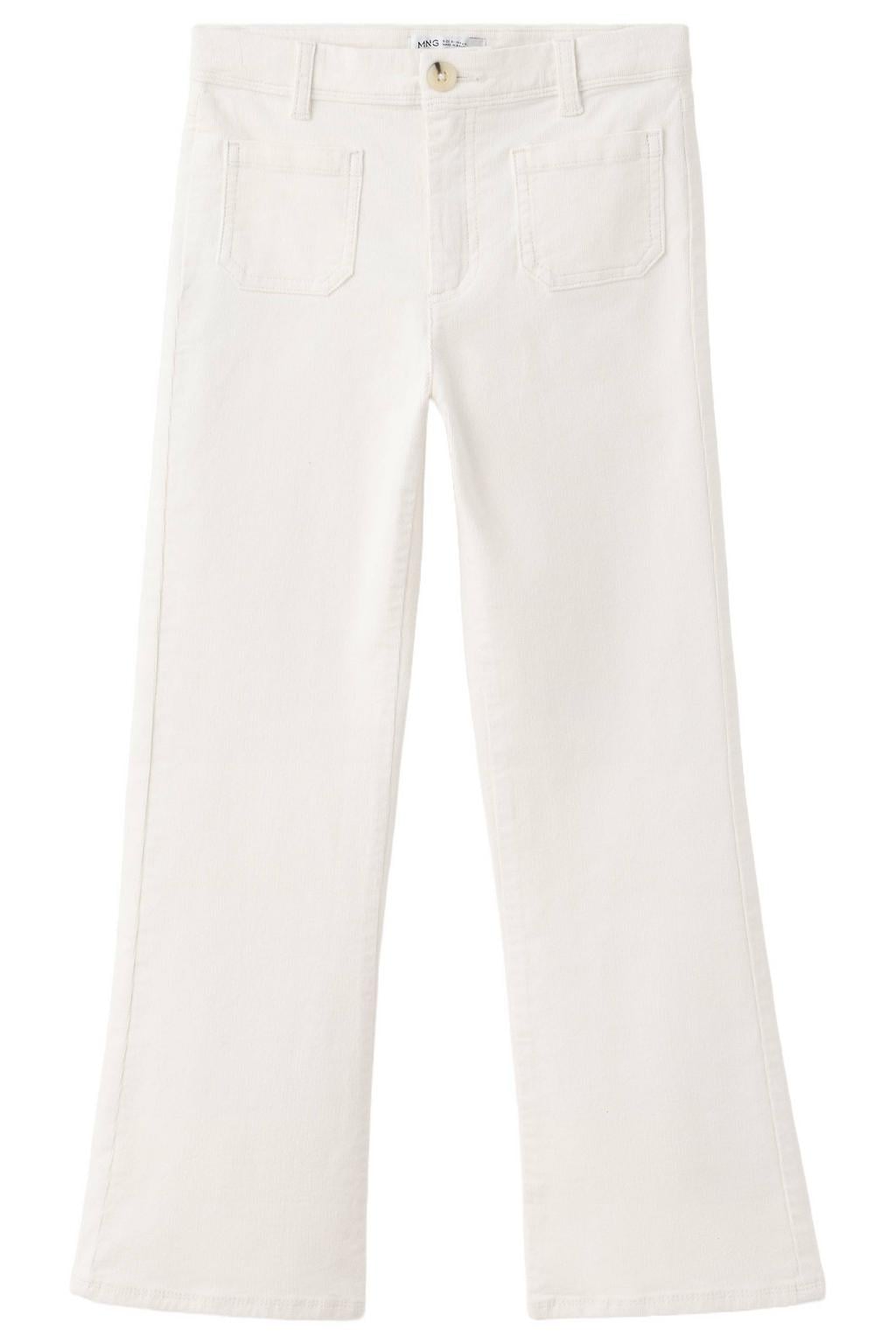 Mango Kids corduroy broek - ecru