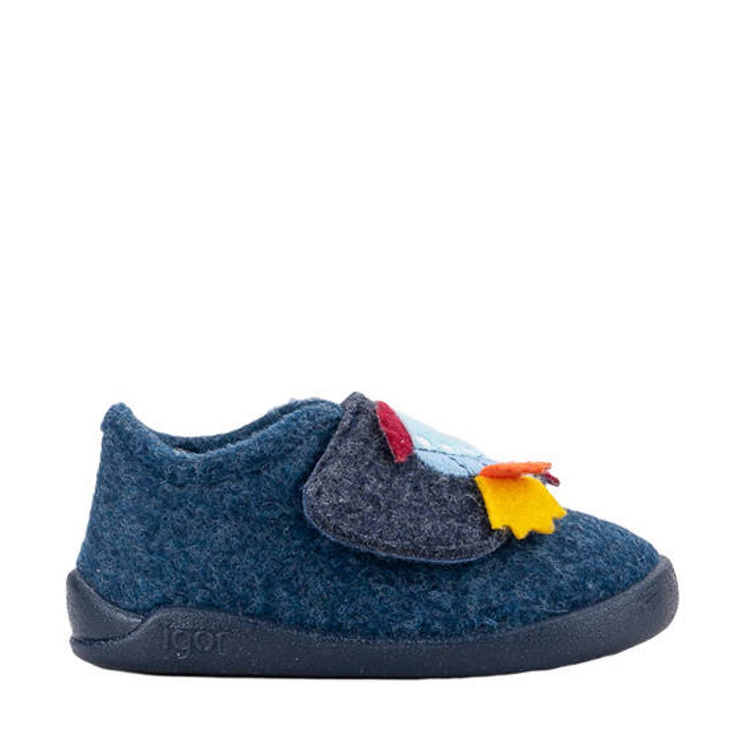 Igor pantoffels donkerblauw