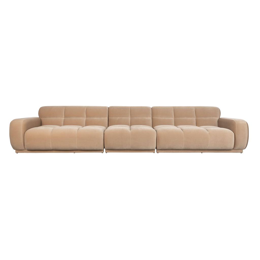Zuiver 6-zitsbank Hazel - beige