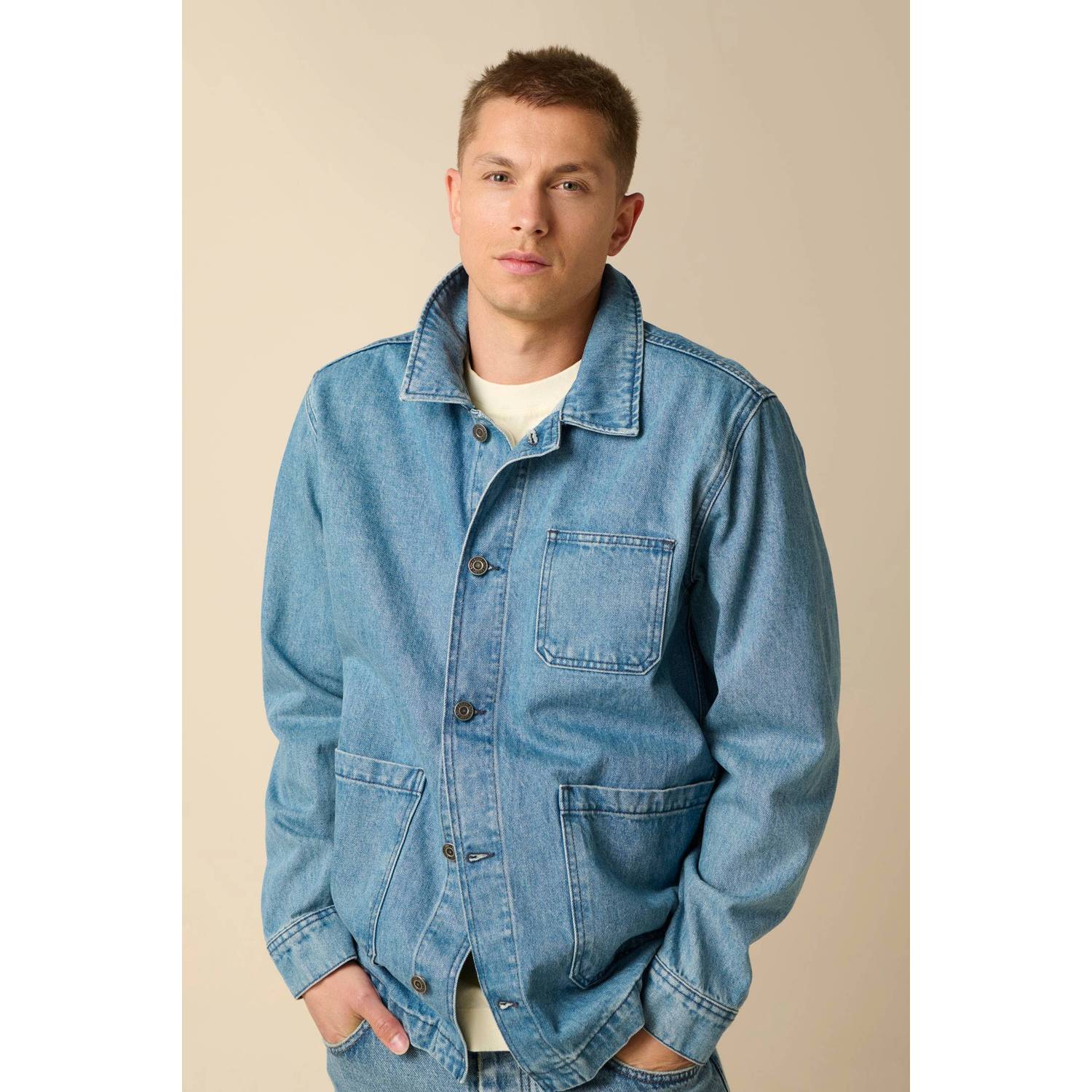 Sissy-Boy katoenen jas blauw