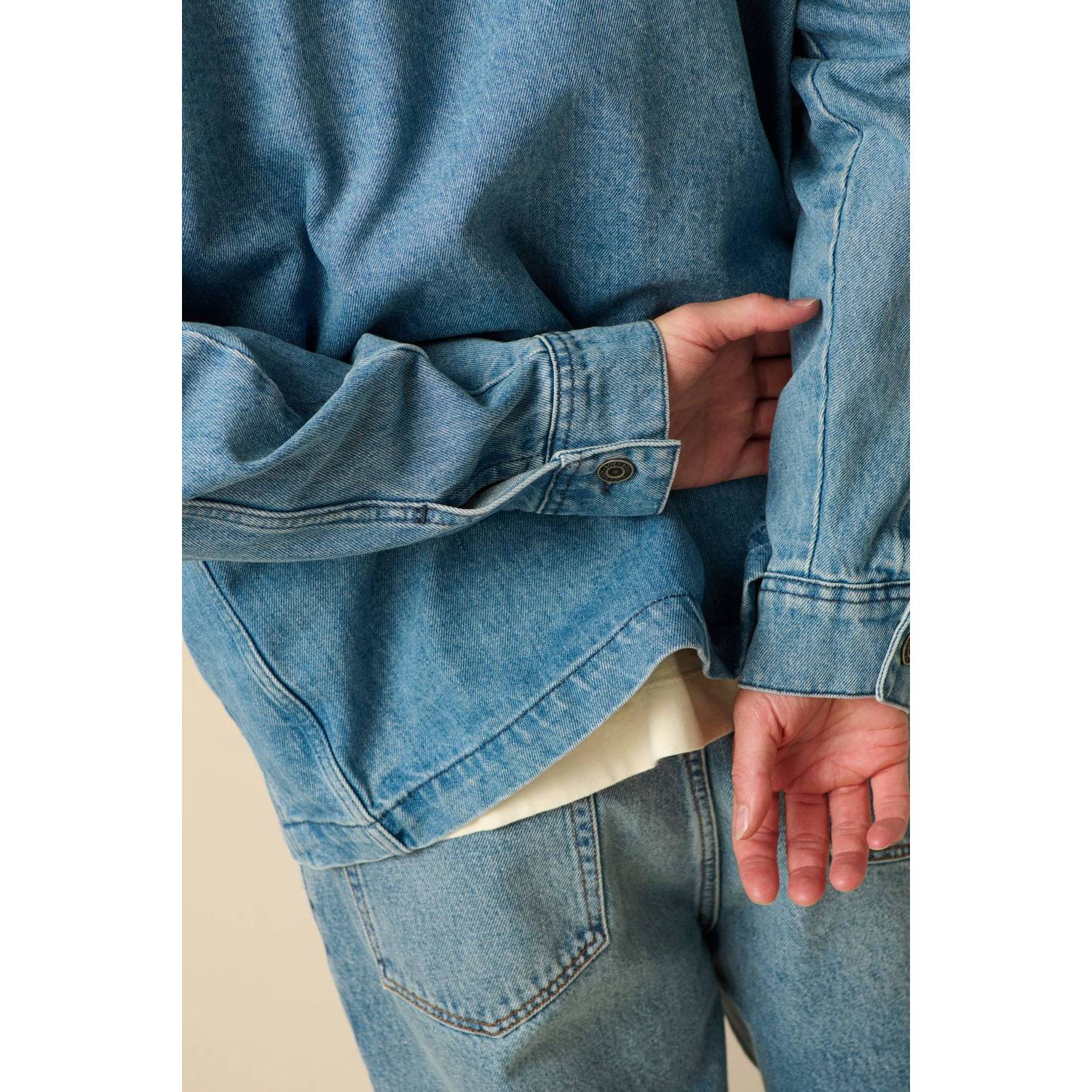 Sissy-Boy katoenen jas blauw
