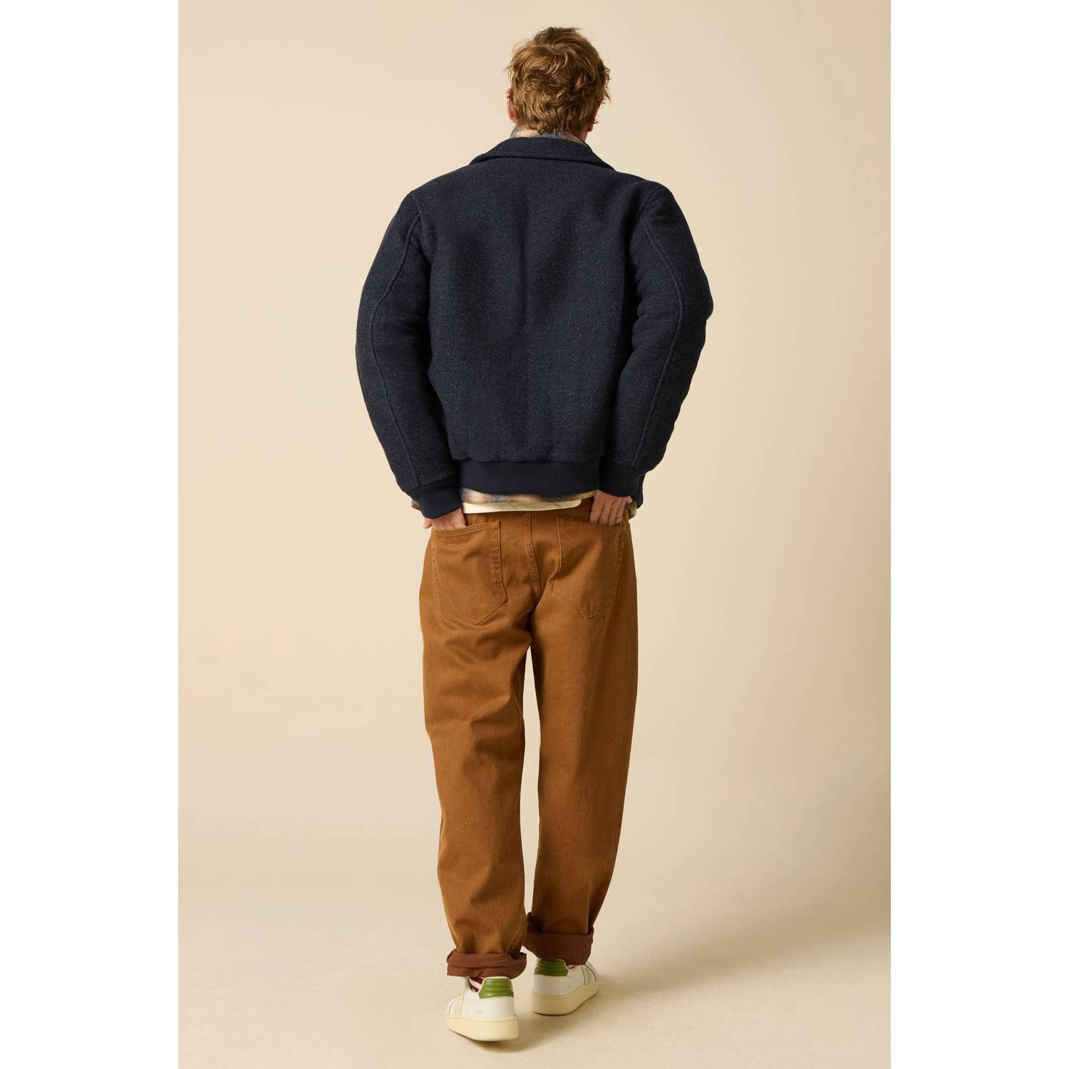 Sissy-Boy jas met wol donkerblauw