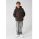 Shoeby hoodie met backprint - donkerbruin