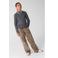 Shoeby wide leg jeans met panterprint - bruin