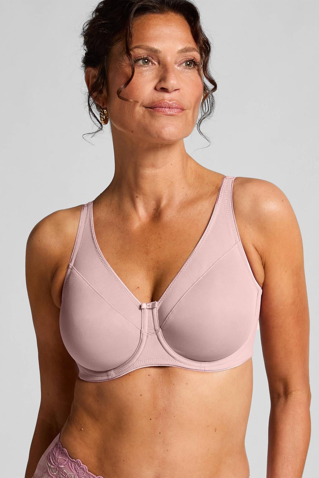 Hunkemöller Nina niet-voorgevormde minimizer-bh met beugel - oudroze