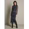 LOLALIZA maxi jurk met zebraprint - zwart