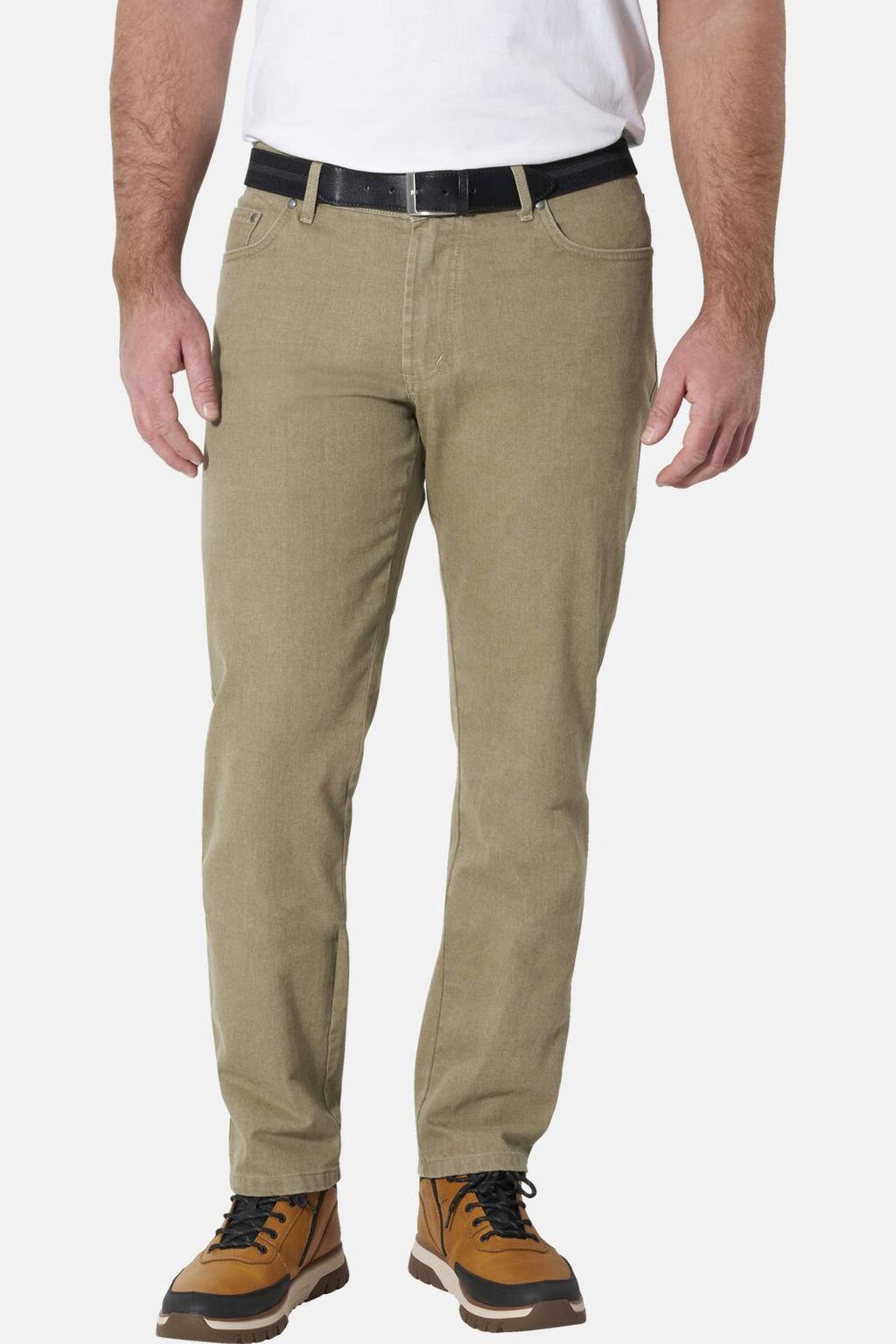 Jan Vanderstorm Plus Size broek - olijfgroen