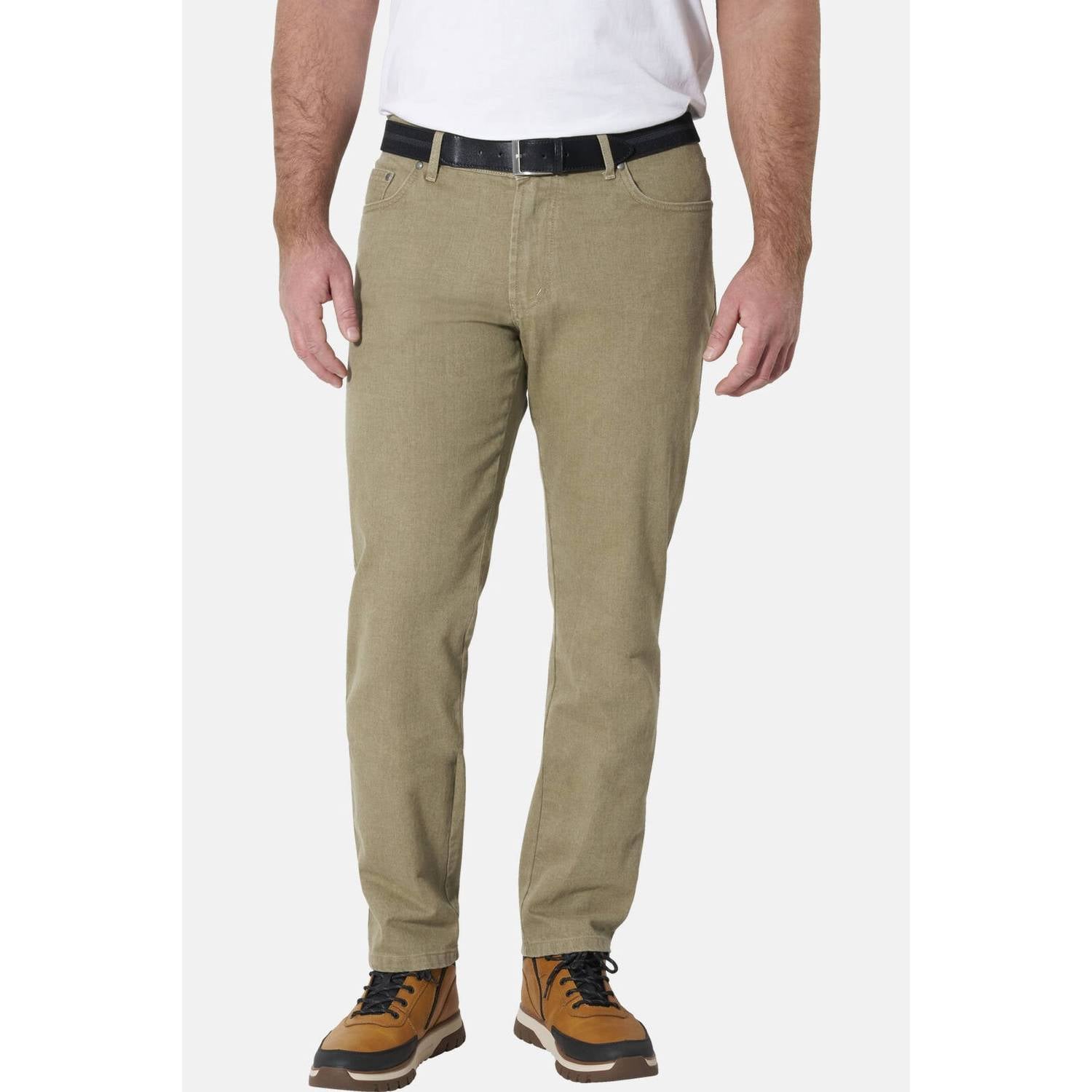 Jan Vanderstorm Plus Size broek olijfgroen
