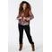 MS Mode blouse met paisley - donkerrood