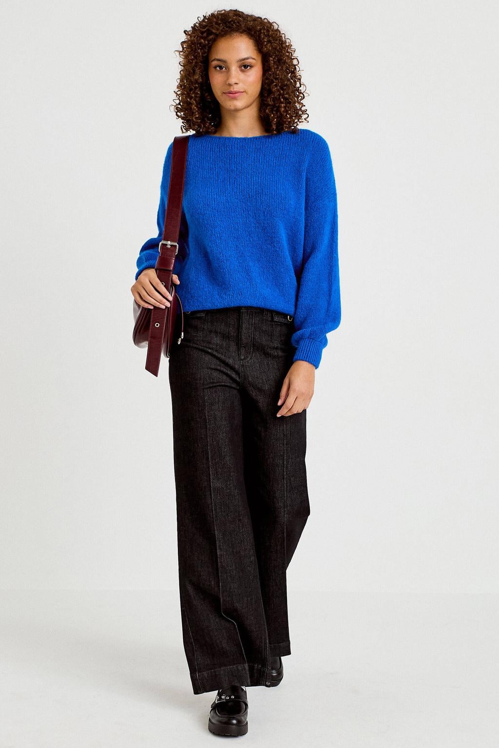 Cache Cache gebreide trui met wol - blauw
