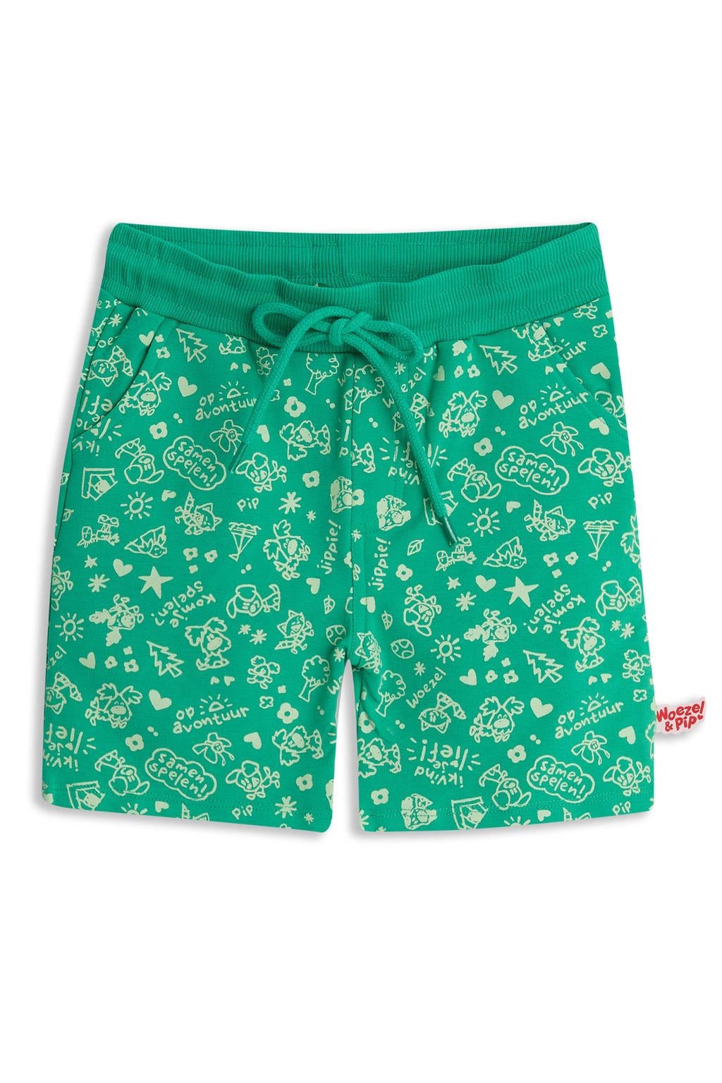 Woezel & Pip Korte broek Thijs Gumdrop Green