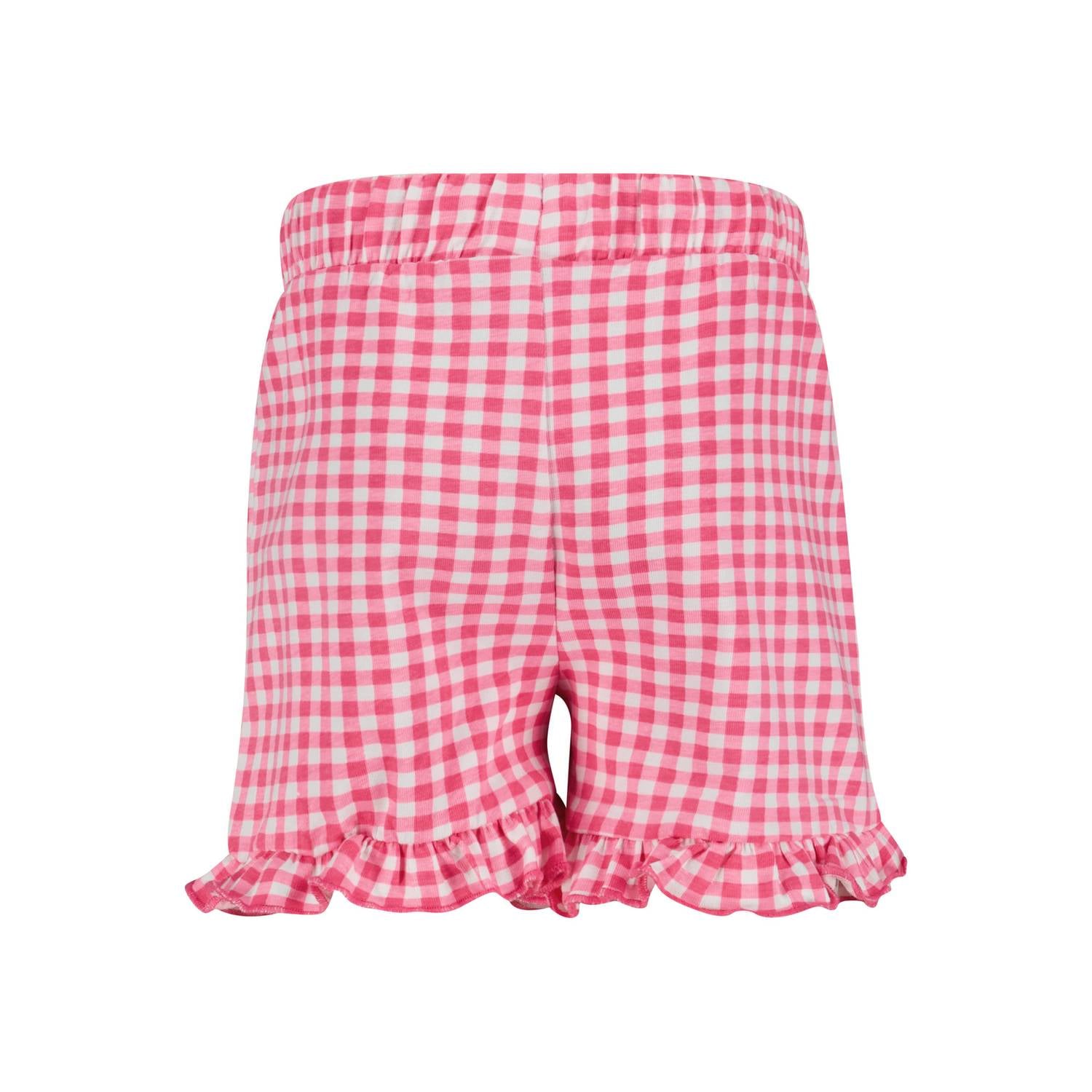 Fien & Teun Korte broek FLOOR AOP pink