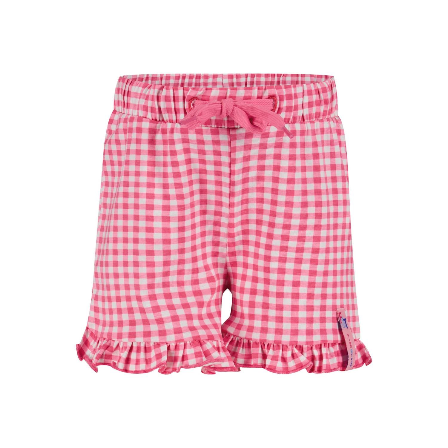 Fien & Teun Korte broek FLOOR AOP pink