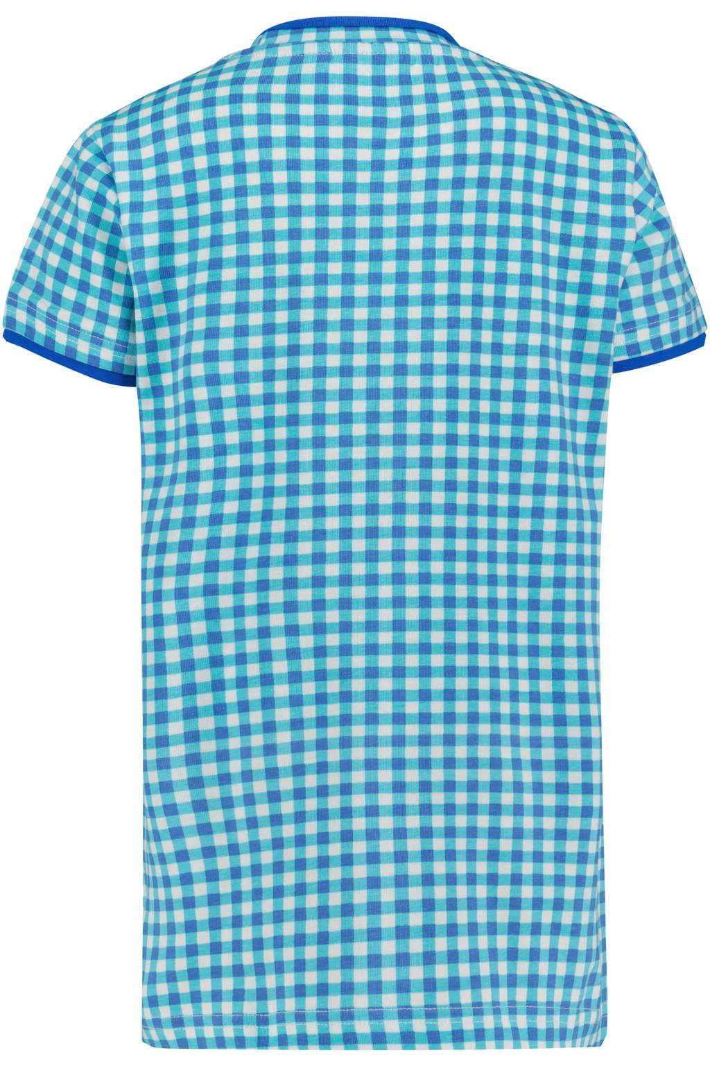 Fien & Teun T-Shirt LUUK AOP blue
