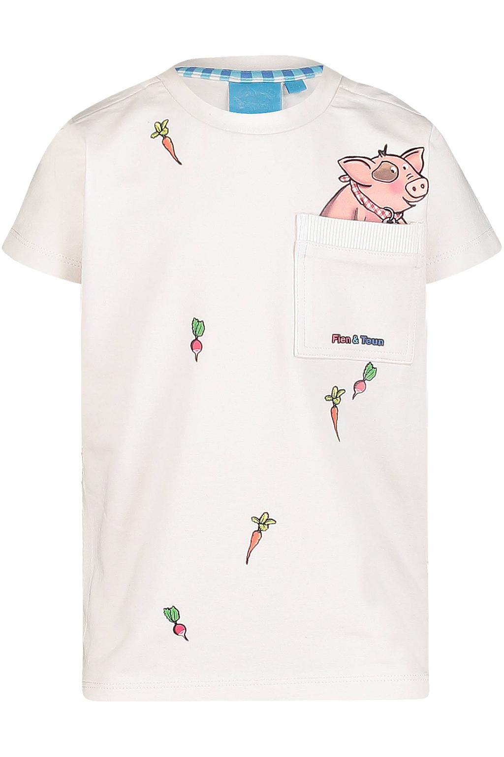 Fien & Teun T-Shirt BINK White
