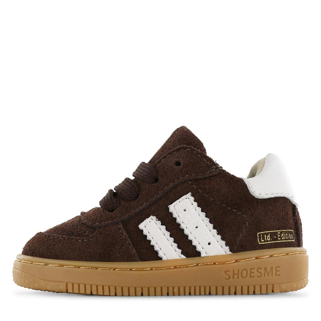 Shoesme Shoesme bruin suède sneakertje