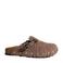 Corina teddy clogs met studs - taupe