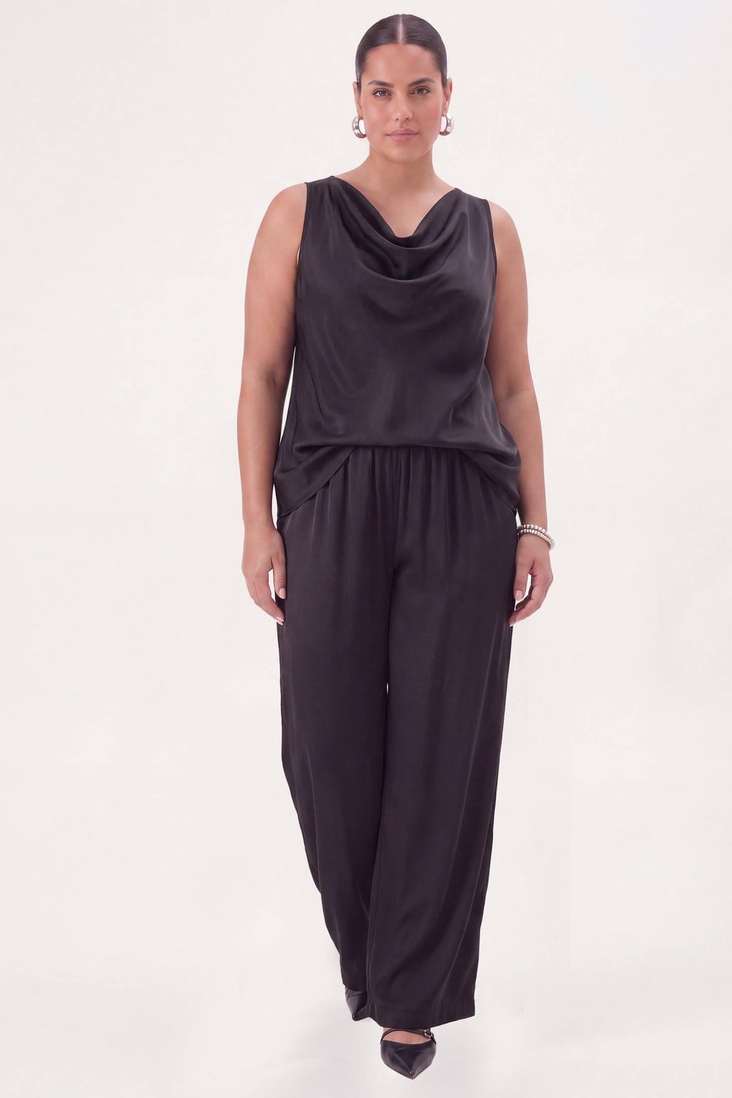 YOEK Plus Size broek - zwart