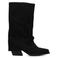 POSH by Poelman Lois suèdelook cowboy boots met blokhak - zwart