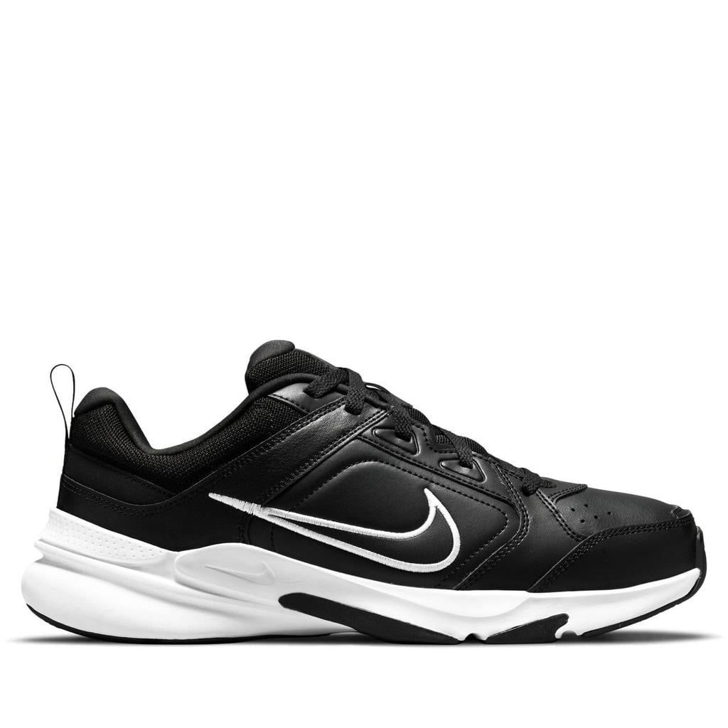 Zwarte heren Nike Defy All Day leren fitnessschoenen - met veters