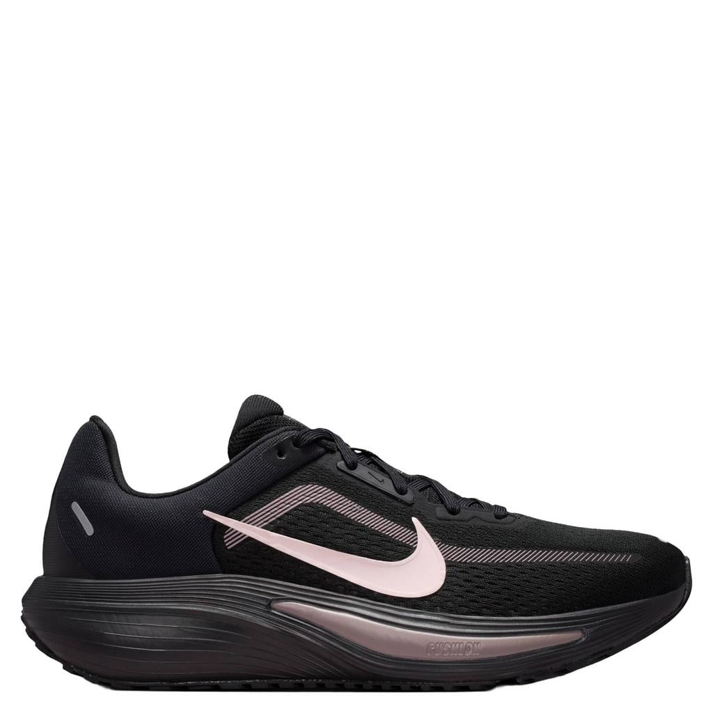 Zwarte dames Nike Quest 7 hardloopschoenen - van mesh/voering: mesh/voetbed: eva met veters