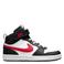 Nike Court Borough Mid 2 leren sneakers - wit/rood/zwart