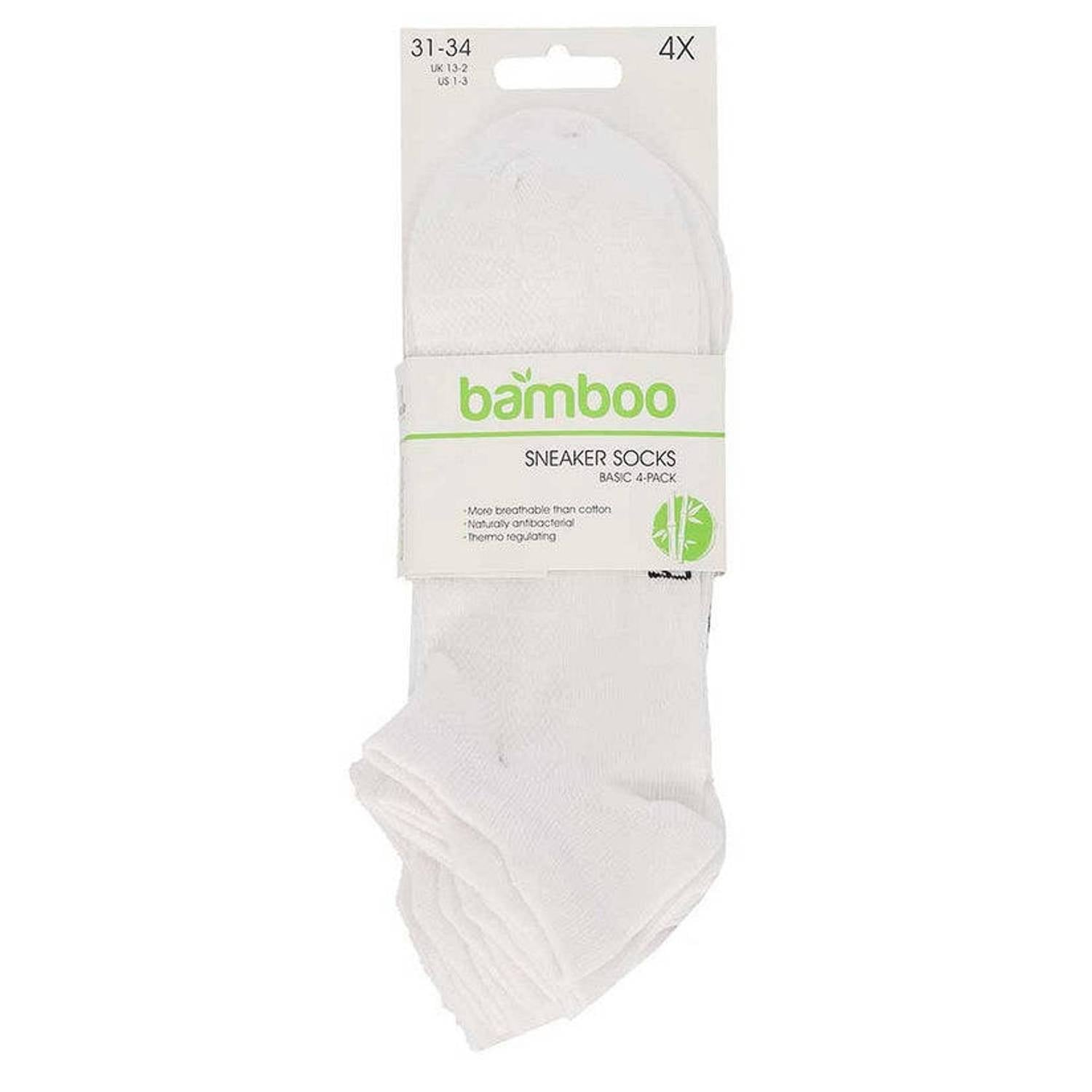 Apollo Bamboe sneakersokken kids Mash Naadloos 8-Pack