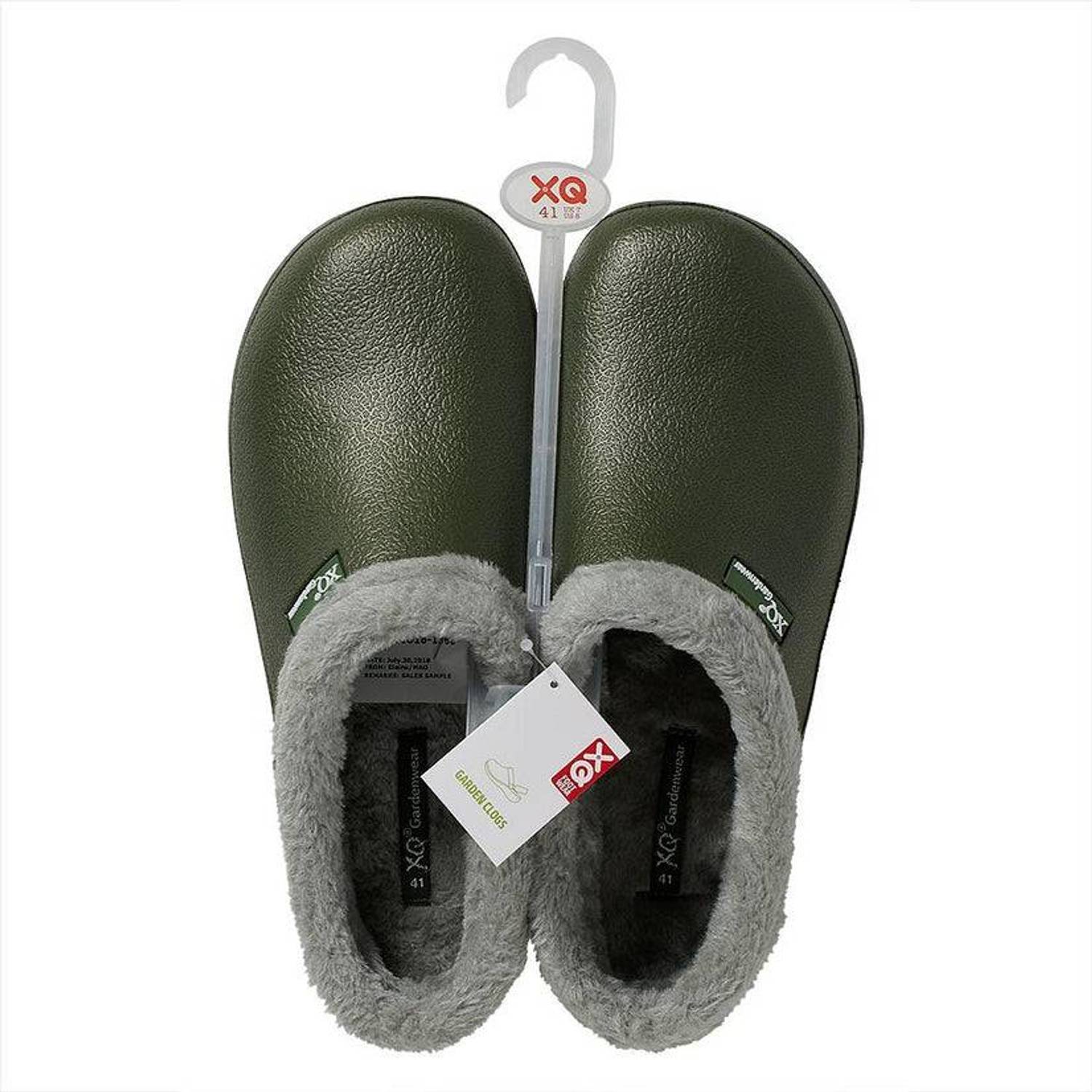 XQ Tuinklompen heren Fake Fur