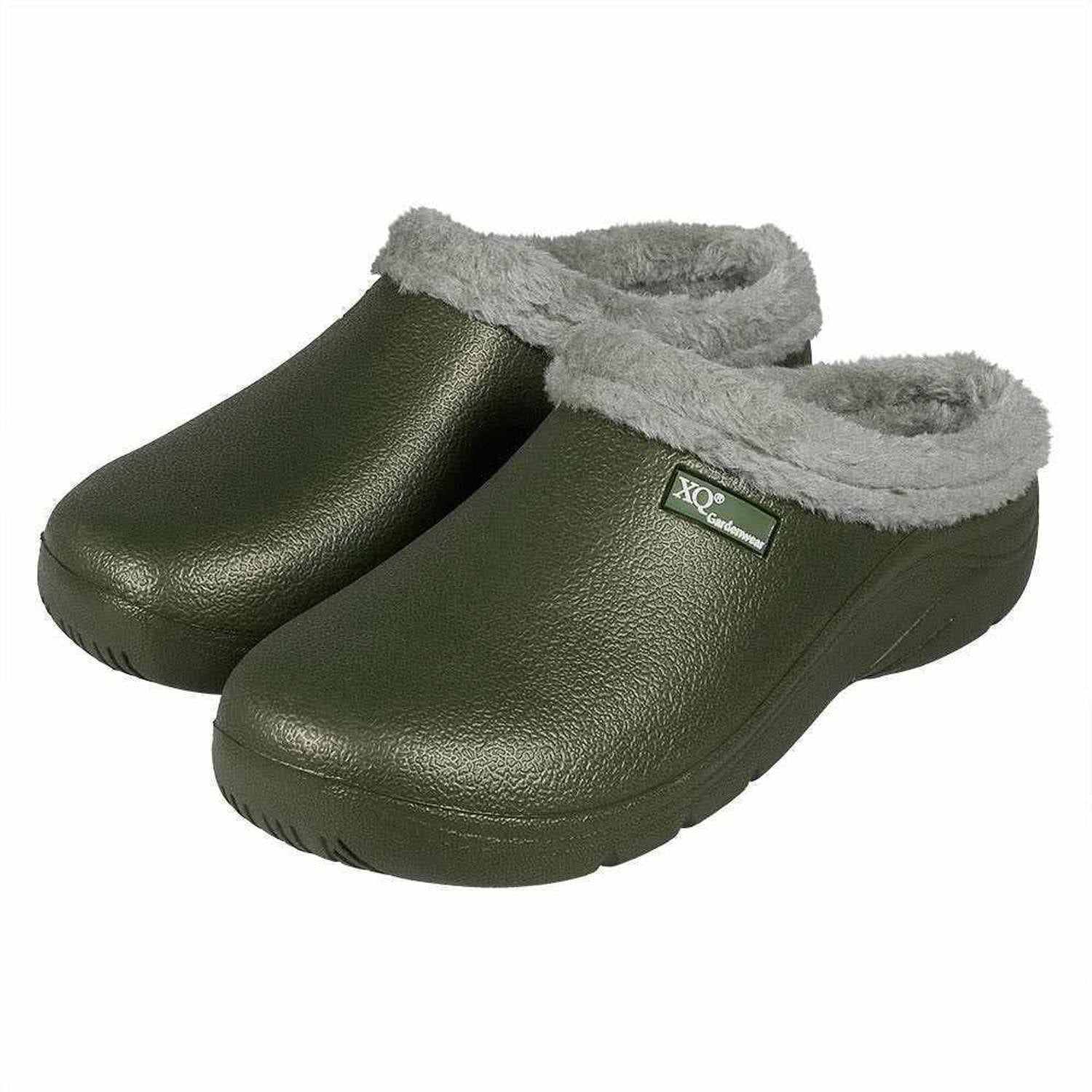 XQ Tuinklompen heren Fake Fur