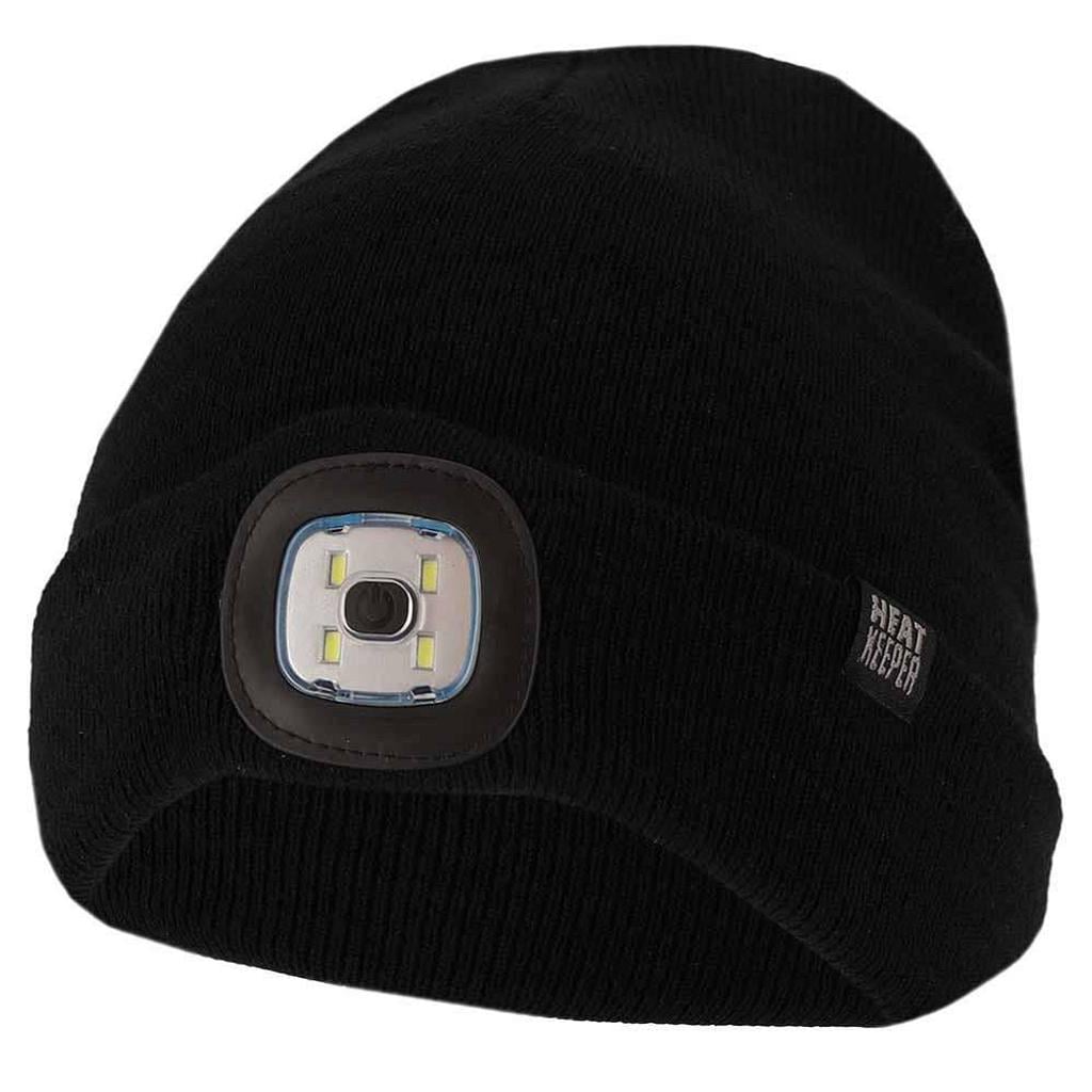 Heatkeeper Thermomuts + LED lichtje heren - 2-Pack