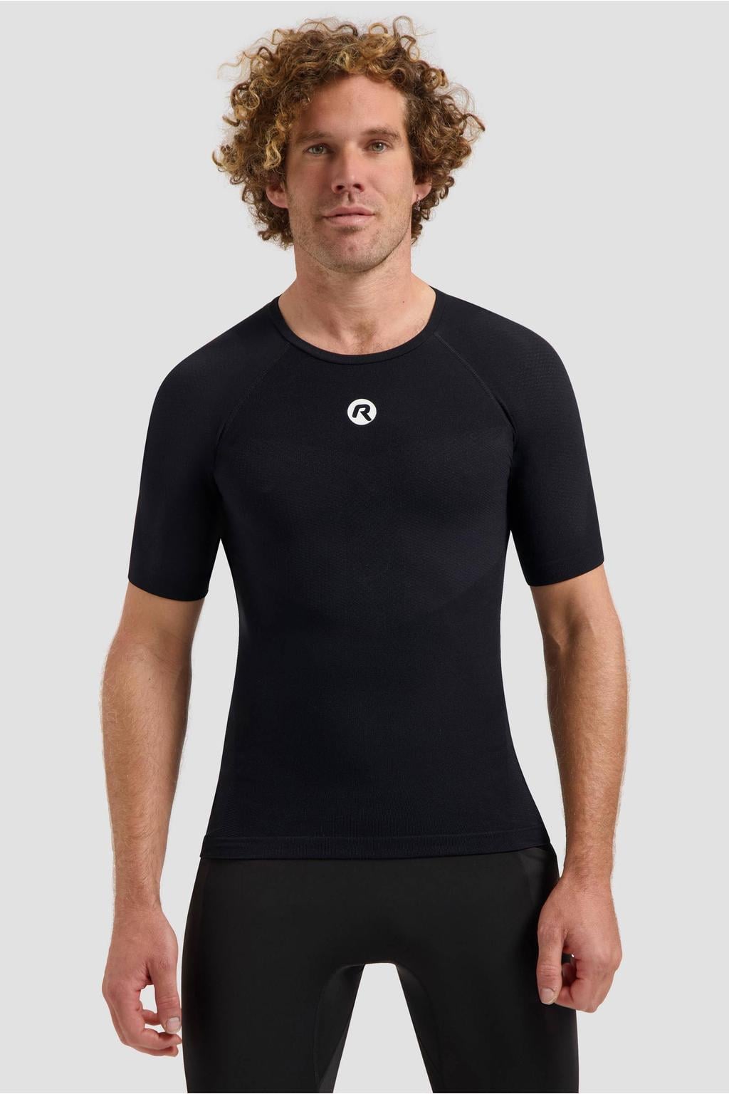 Rogelli Core II Ondershirt Korte Mouw - set van 2 zwart
