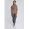 Rogelli Hardloopshirt Lange Mouw Essential Mokka