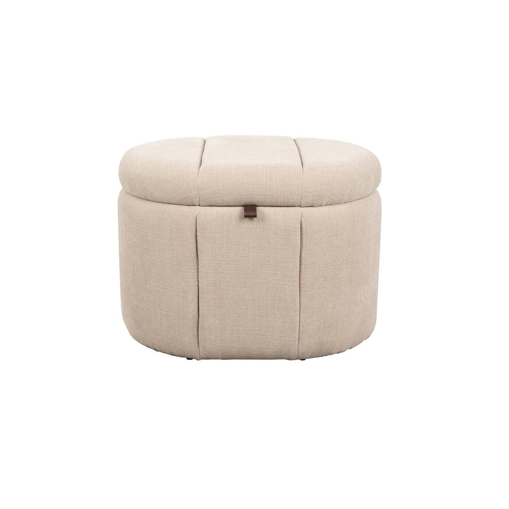 Zuiver eetkamerbank Puffy 60 cm - beige