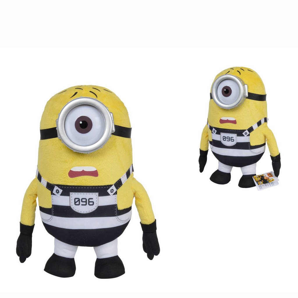 Minions gevangenis Carl knuffel 36 cm