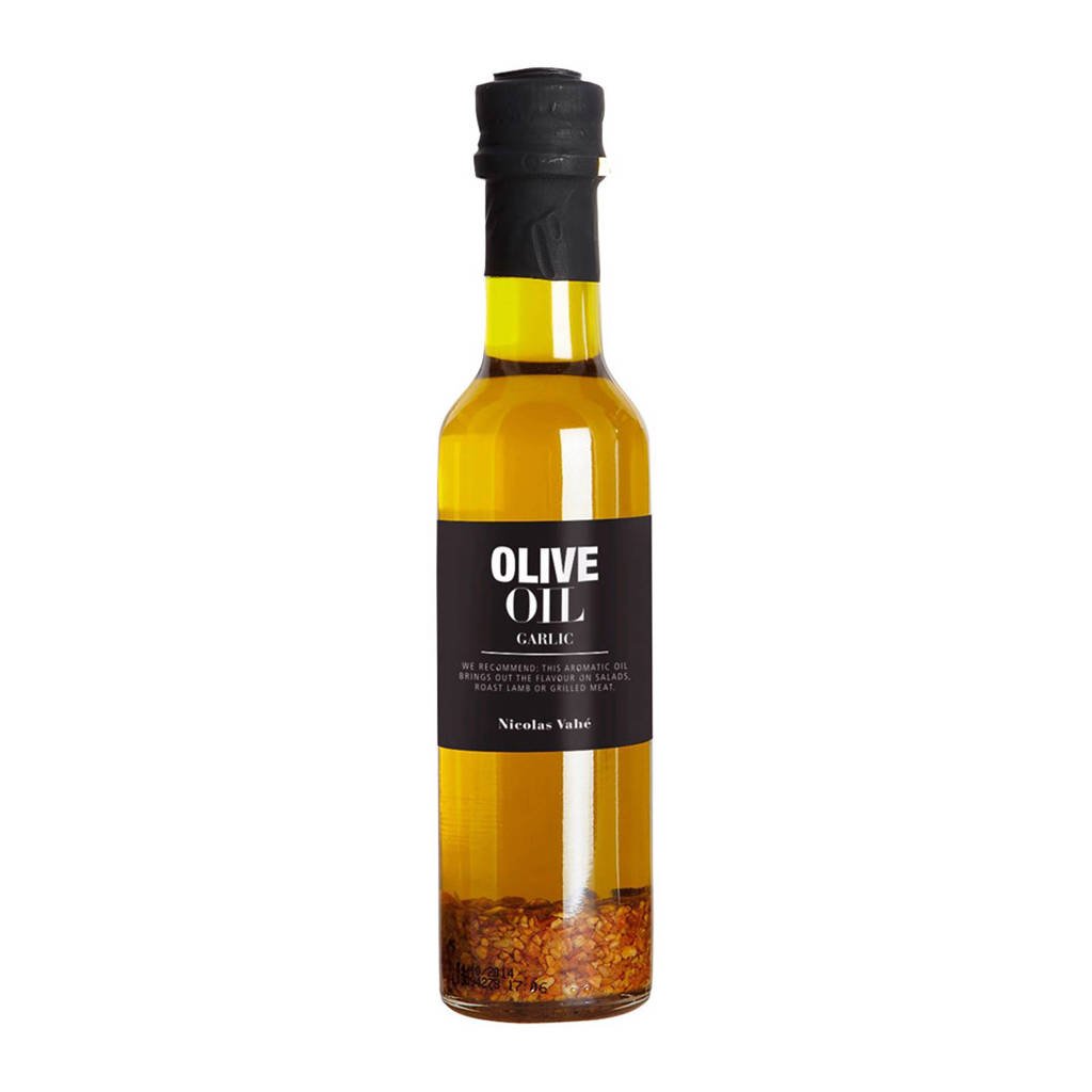 Nicolas Vahé olijfolie met knoflook (25 cl)
