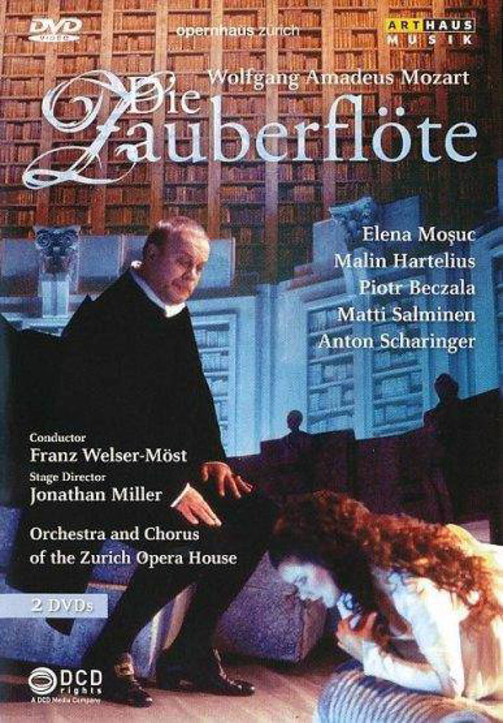 Salminen, Beczale, Mocuc,Hartelius - Die Zauberflote, Zurich 2000 (DVD)