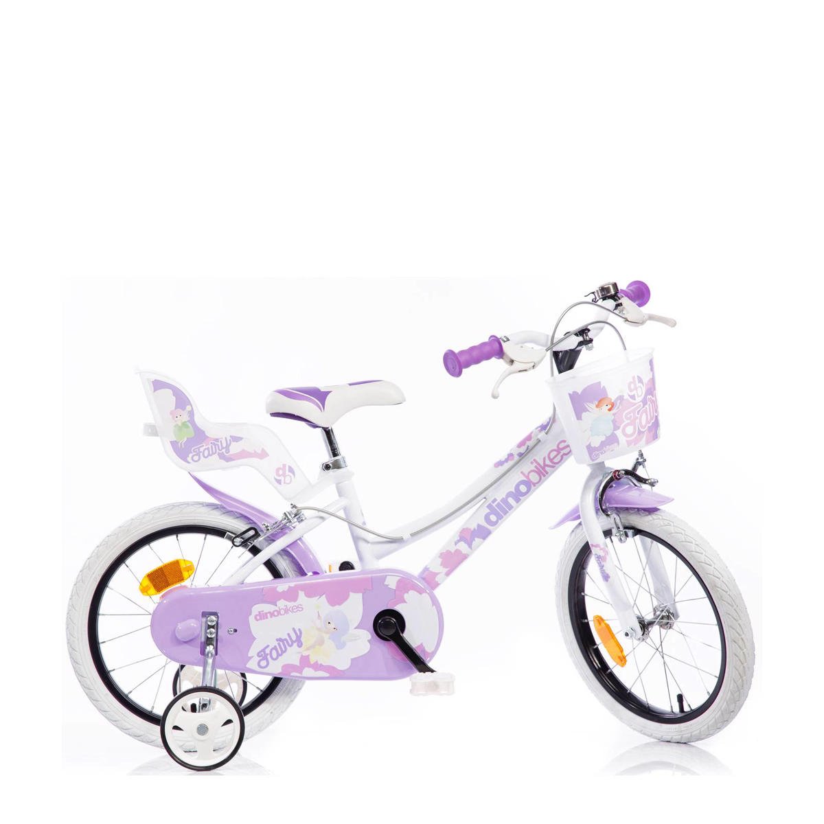 Inpakken Kader Verdorde Dino Bikes Fairy 16 inch kinderfiets 16 inch Roze | wehkamp