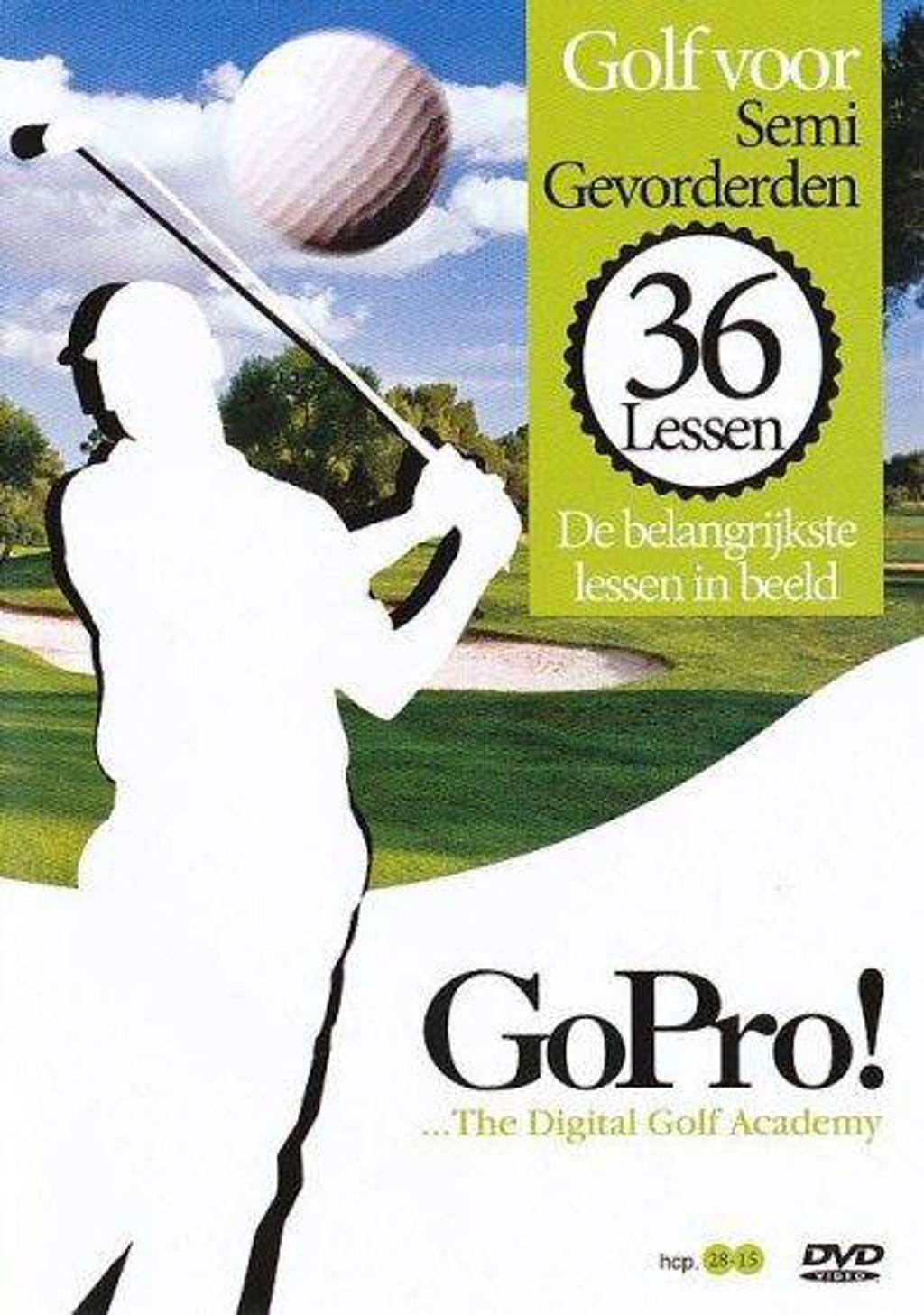 Gopro - De 36 Belangrijkste Golflessen In Beeld Semi - Gevorderden (DVD)