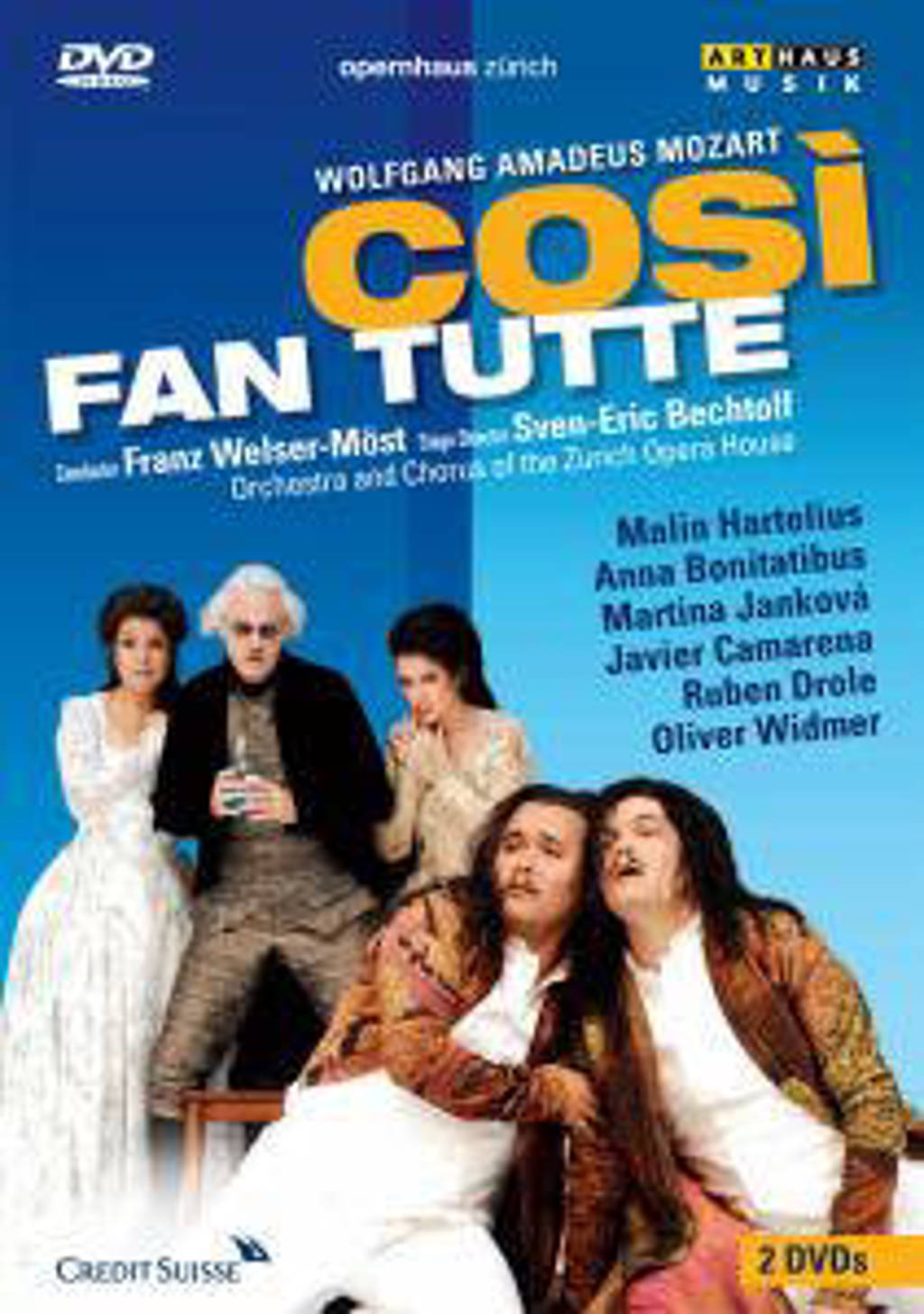 Hartelius,Bonitatibus,Jankova - Cosi Fan Tutte,Wenen 2009 (DVD)