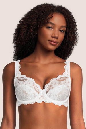niet-voorgevormde beugelbh Classic Lace wit