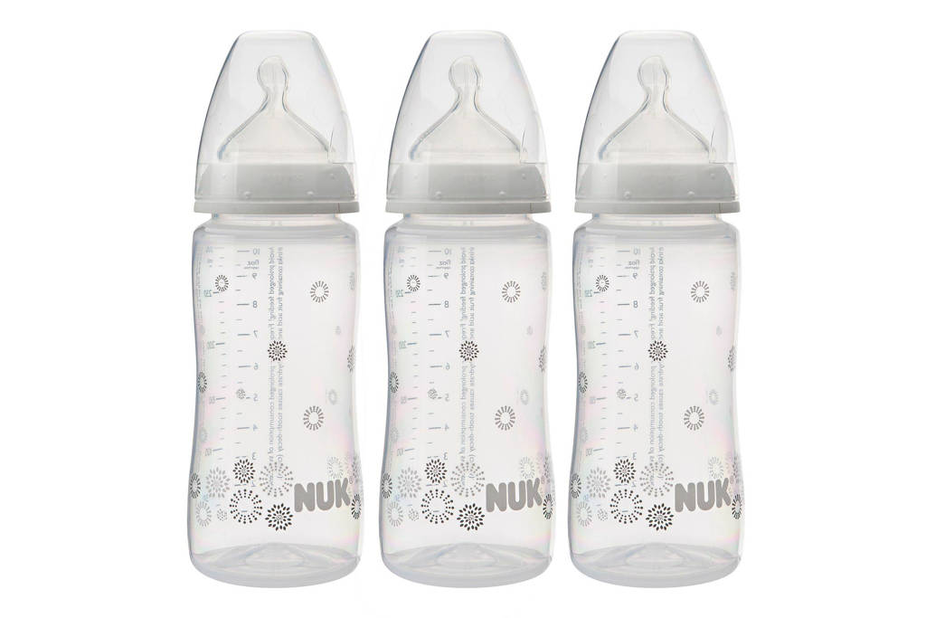 NUK First Choice Plus Fireworks voedingsfles 3x300 ml, 3 x 300 ml