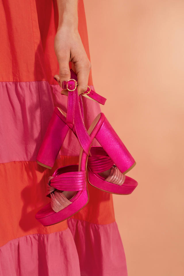 roze schoenen