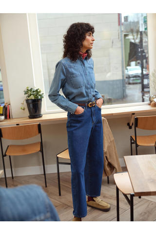 barrel jeans