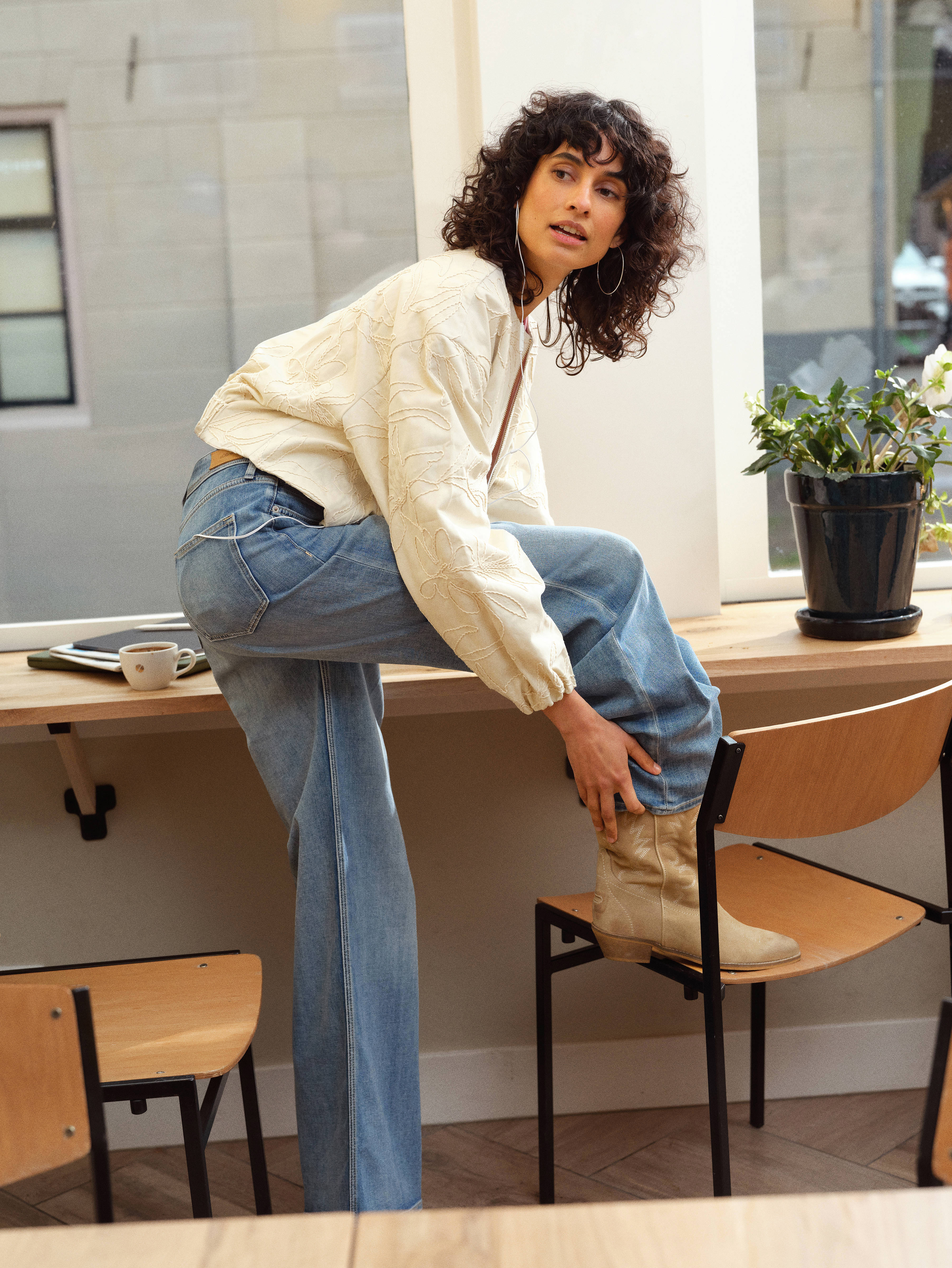 straight leg jeans