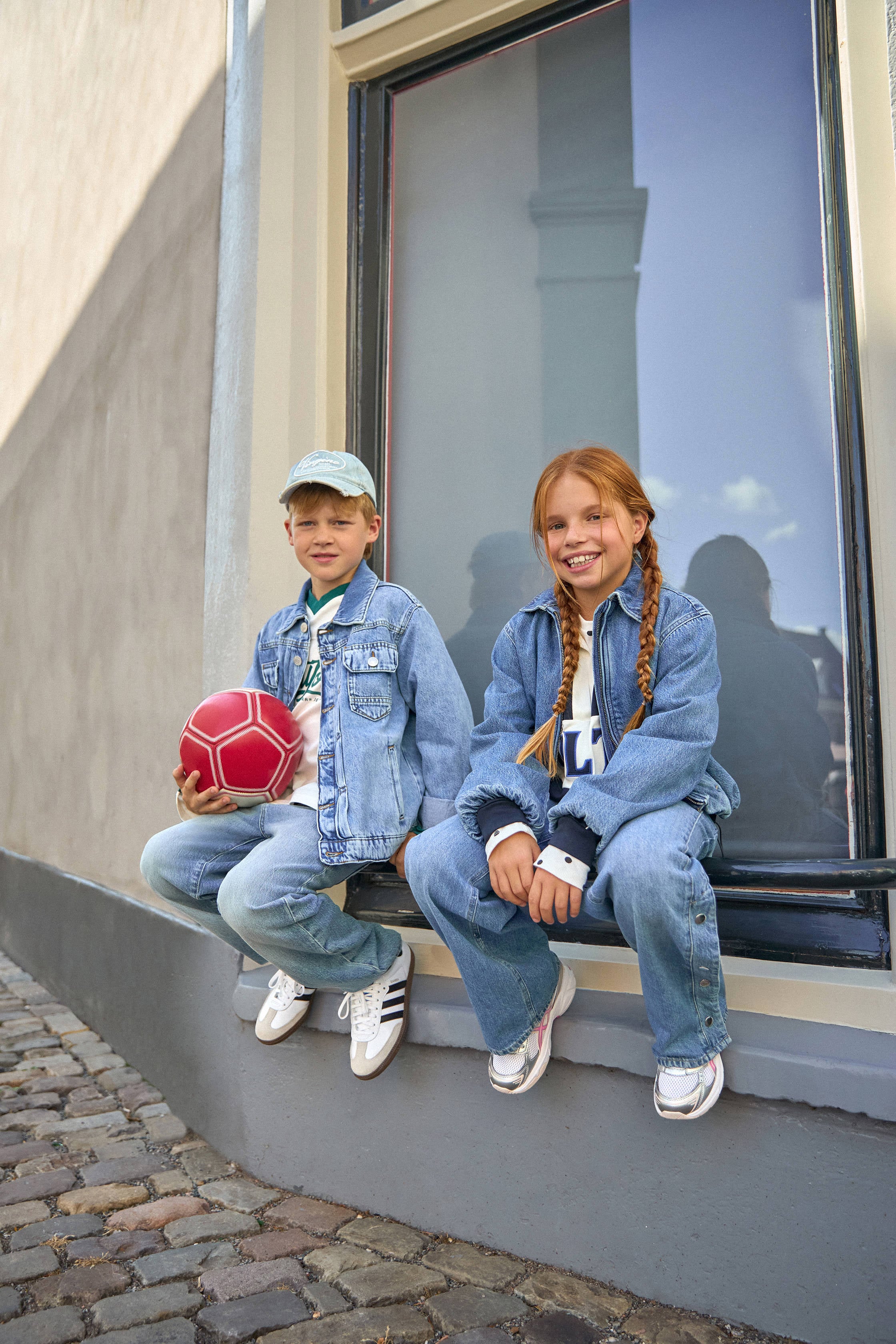 makkelijk matchen met denim co-ords