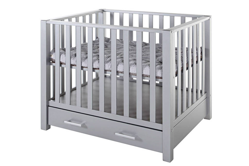 Kidsriver Casper baby box zilver , Zilver