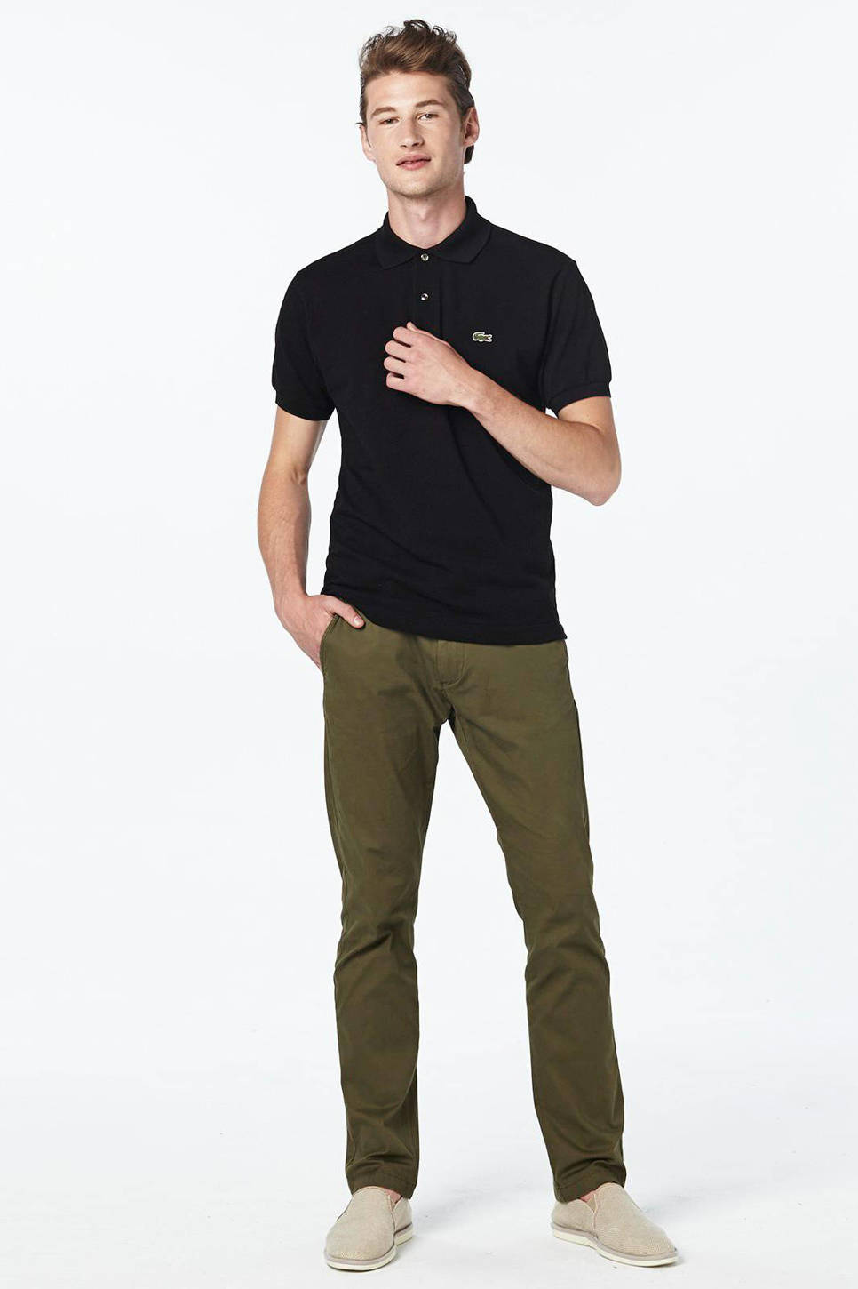 Lacoste polo, Zwart