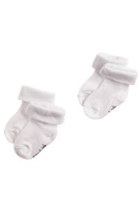 Noppies newborn baby sokken (2 paar), Wit